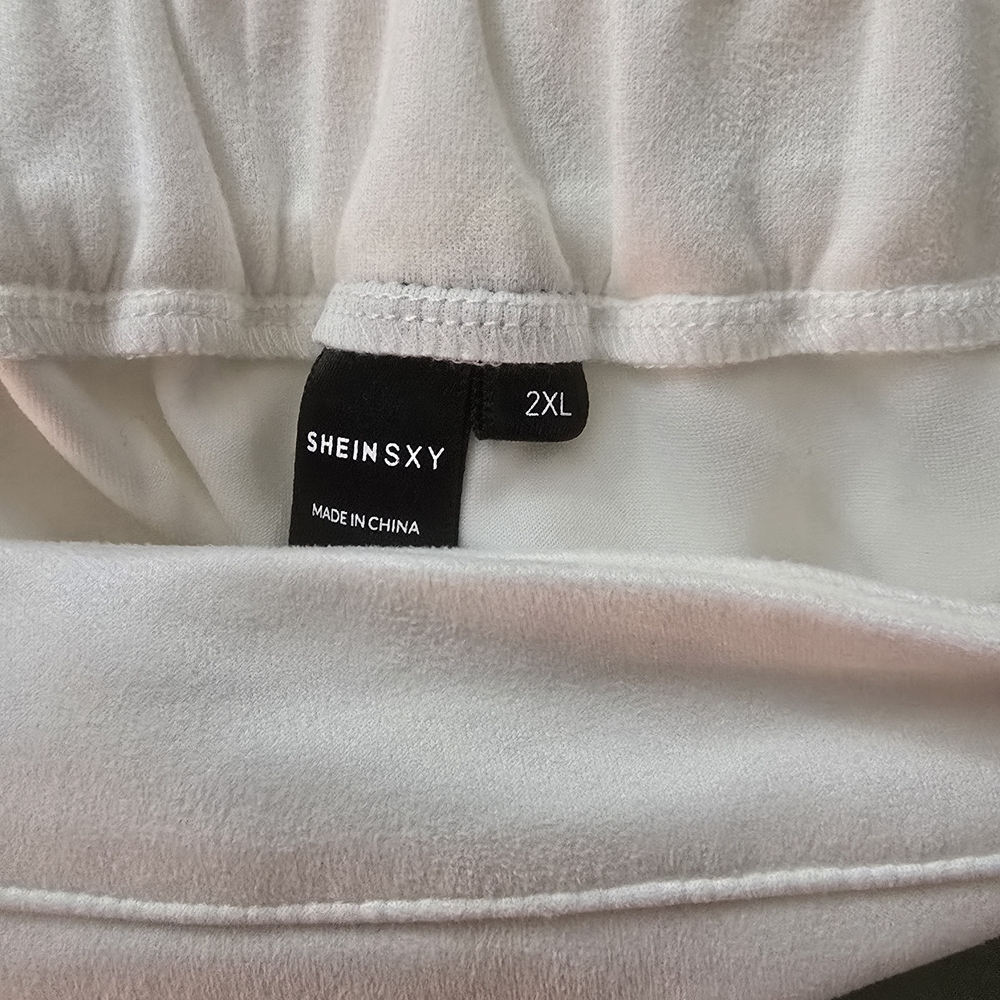SHEIN SXY White Shorts - 2XL